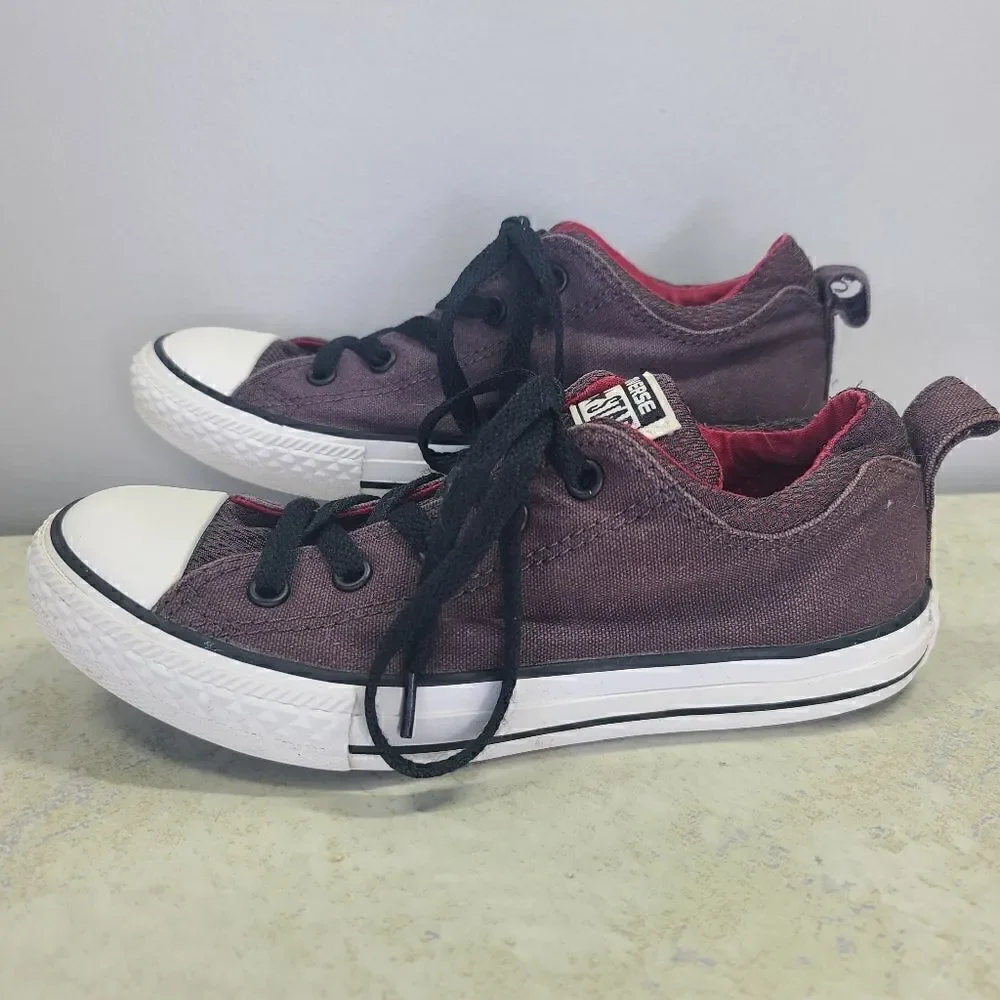 Converse Deep Grape Color With Thick Tongue Y 3